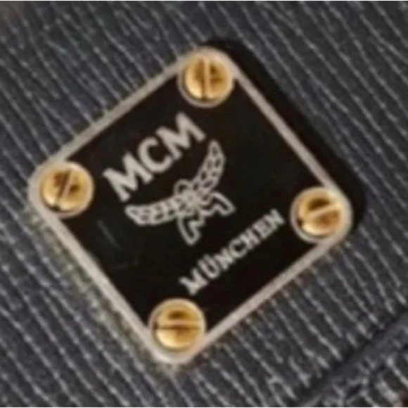 EUC MCM Wallet with charms still attached. Black Leather - Picture 4 of 13